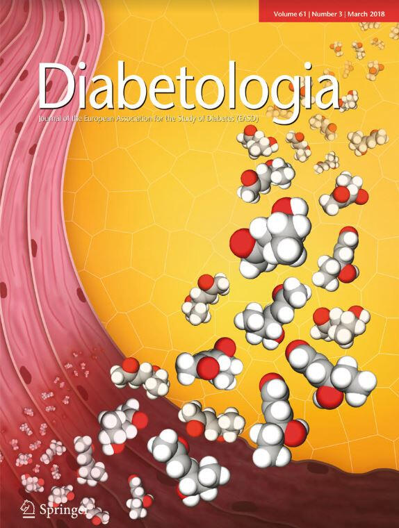 Cover of Diabetologia journal, March 2018